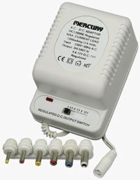 Childrens Toyshop  Computer : 3v 4.5v 6v 7.5v 9v 12v DC REGULATED POWER SUPPLY 1200mA