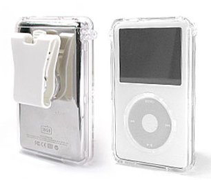 Clear Hard Case for Apple iPod 5G Video [30GB] Screen Protector + NeckStrap + Belt Clip Sold By Topdeals888