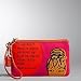 NEW AUTHENTIC COACH BONNIE CASHIN GRAPHIC WRISTLET 42582 (Fuchsia/Orange)