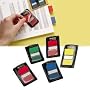 Post-it� Flags, 1 Inch, Ideal For Marking and Flagging Paper Documents, Blue, 50 per Dispenser, Two Dispensers per Pack