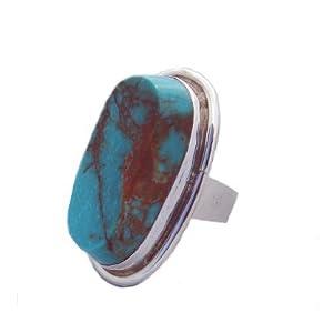 Blue Turquoise Ring