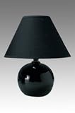 Grandrich #G2084BK 12 Black Cer Ball Lamp