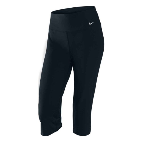 Nike Women's Legend Regar Capri Pants-Black-Small On Sale