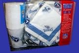 Tennessee Titans 96 Piece Plastic Dinnerware Set by Duck House Sports