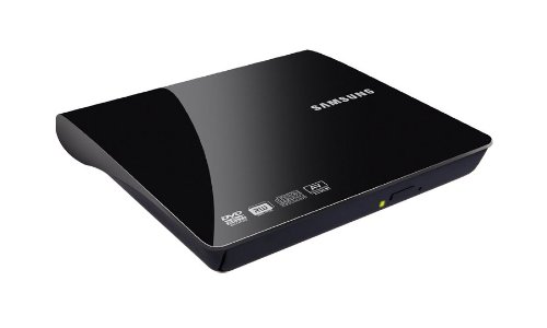 Samsung SE-208AB/TSBS 8 x DVD+/-RW Slim Portable External DVD Writer - Black