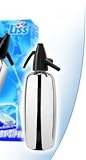 Liss 245 Liss Professional Red and Stainless Steel Soda Siphon 2-qt.
