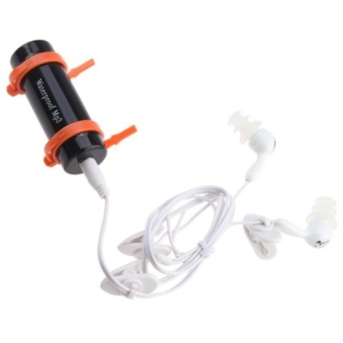 QQ-Tech® 4G Black Waterproof Mp3 Player with FM Radio for Swimming Surfing SPA IPX8