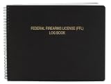 BookFactory® FFL Bound Book / FFL Log Book / FFL Record Book - 100 Pages, Black-TransLux Cover - Wire-O, 11