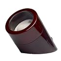 Single Round Watch Winder for Automatic Watches with Built IC Timer Battery AC or Battery Operation Cherry Finish