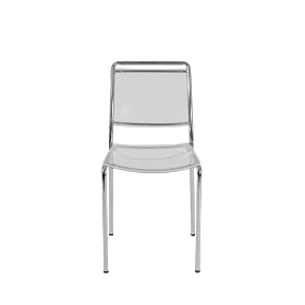 Euro Style Stefie Side Chair, Clear, Set of 4 by Euro Style