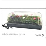 Hot House w/ Heat Mat, tray, 72 cell pack, 7 inch dome