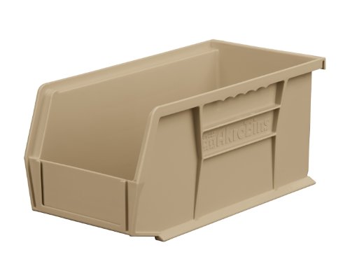 Akro-Mils 30230 RECYSS 11-Inch by 5-Inch by 5-Inch Plastic Stacking Hanging Akro Bin,Sandstone,12-Case