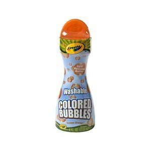 Crayola Washable Colored Bubbles- Sunset Orange