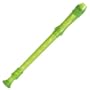 Yamaha YRS-20 Soprano Translucent Recorder with Baroque Fingering Translucent Green