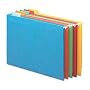 Smead Hanging Folder, Letter, 1/5 Cut Tab, Assorted Colors, 25 per Box (64059)
