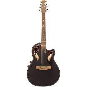 Adamas 1581 Adamas II Reissue 30th Anniversary Acoustic-Electric Guitar with Case, Black by 