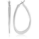 Kenneth Cole New York Silver-tone Teardrop Hoo
