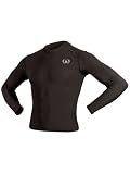 Men's and Women's Athletic Compression, Long Sleeve Crew Neck Shirt-Used for Running, Softball, Football, Cross Training, and Gym Workouts-Made With Moisture Wicking, Odor Deterrent Material-Sizes SM-XXXL