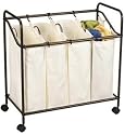 Whitney Design 3477 Rolling 4-Bag Laundry Sorter