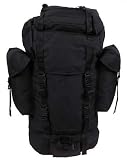 BW Kampfrucksack, schwarz, gro�, Mod., Nylon mit Alu-Aussteifung - 