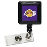 LOS ANGELES LAKERS OFFICIAL RETRACTABLE BADGE HOLDER