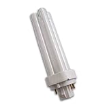18 Watt Compact Fluorescent Plug In PL-C, 4 Pin, Quad Tube, 2700K