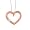 14k Rose Gold Diamond Heart Pendant (.03 cttw, J Color, I2 Clarity), 18