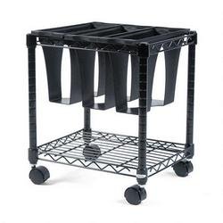 Safco Wire File Cart - Black