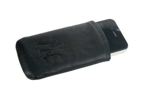 Trendwerk77 NY Yankees Leder H&uuml;lle f&uuml;r Apple iPhone 3G/3GS/4 und Smartphones Preisvergleich