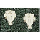 Logo Art Texas Longhorns 10K Gold Team Font 3/8 Post Earrings