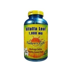Nature's Life Alfalfa Leaf, 500 tabs 1000 mg