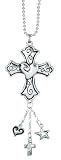 CROSS Silver Car Charm Ornmament with Dangles