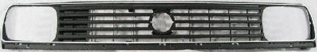 85-86 VW VOLKSWAGEN GOLF GRILLE, With Sealed Beam Head Lamp, Exc GTI (1985 85 1986 86) V165 176853653DGG6