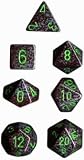 Chessex Dice: Polyhedral 7-Die Speckled Dice Set - Earth