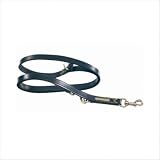 Classic Double Training Dog Leash with Normal Release Size: X-Large, Color: Brown
