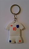 England Wayne Rooney #10 Home Jersey Keychain