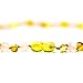 Certified Baltic Amber Teething Necklace for Baby (Rose Quartz/Lemon) - Anti-inflammatory ...