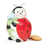 Adorable Ladybug Cookie Jar Food Storage For Kitchen Decor And Collections by 