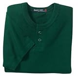 NEW Sport-Tek - Short Sleeve Henley Forest-M