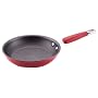 KitchenAid Hard-Base Porcelain Aluminum Nonstick 8-Inch Open French Skillet, Red