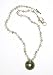 Rutilated Quartz Guardian Angel Necklace w/Coin, 16 1/2