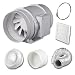 High Power In Line Bathroom/Shower Extractor Fan Kit 5" 125mm