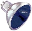 Ushio 1000586 - FNF/FG - Blue 50 Watt Colored MR16 Light Bulb, 12 Volt, 12 Degree Beam
