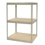 Record Storage Rack Tan 42inch X30inchx60inch