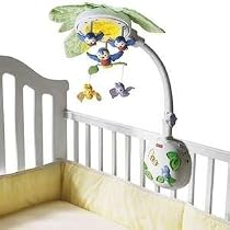 Fisher-Price Remote Control Flutterbye Dreams Lullaby Birdie Mobile
