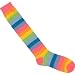 FULL TILT Rainbow Full Striped Knee High Socks - Multi