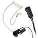 Midland AVP-H3 FBI Style Ear Bud/Microphone w/ Transparent Coiled Ear Bud