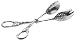 Arthur Court Grape Salad Tongs