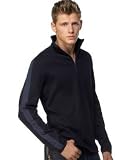 Hugo Boss Black Sondrio 1/2 Zip Knit with Nylon Sleeves