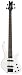 Epiphone Toby Standard 4 String Bass Guitar, Alpine White
